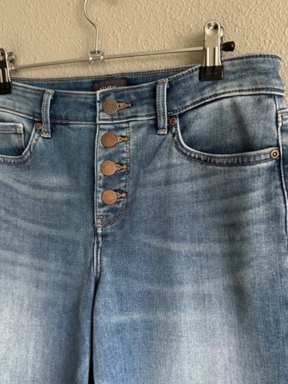 NYDJ Wide Leg Crop Jeans - Picture 2 of 8